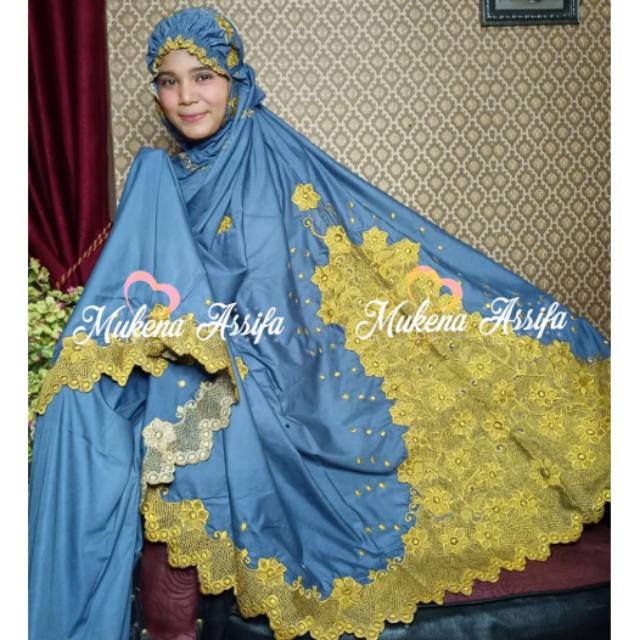 Mukena bordir asli padang pariaman