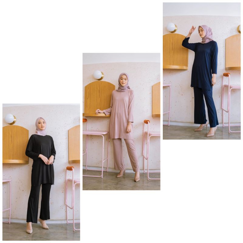 DAILY SET BY CALLANDA HIJAB (NAVY)