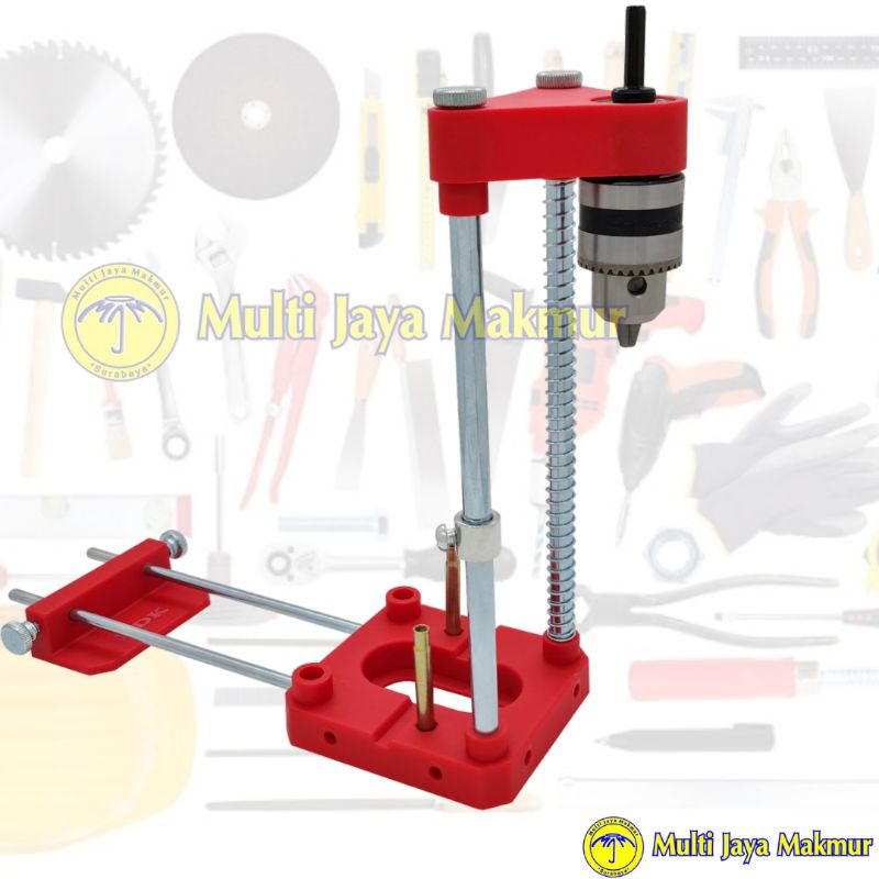 alat pembuat lubang kayu bor/ stand bor locator