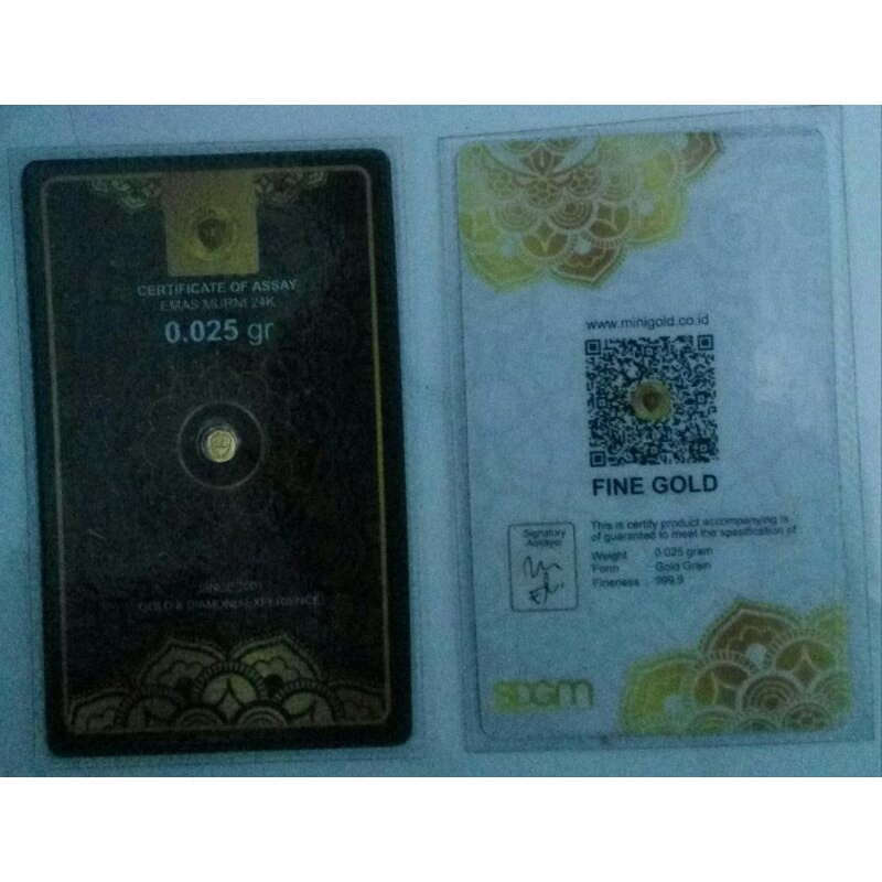 Mini Gold 0,025gr