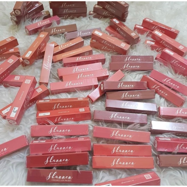 (No.01-15) SHANNEN LIPSTIK LIP CREAMY LIP PAINT SHANNEN LIP MATTE  SHANEN LIPSTICK