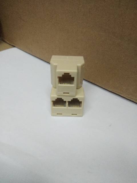 Barel RJ45 2Slot Sambungan Kabel Lan