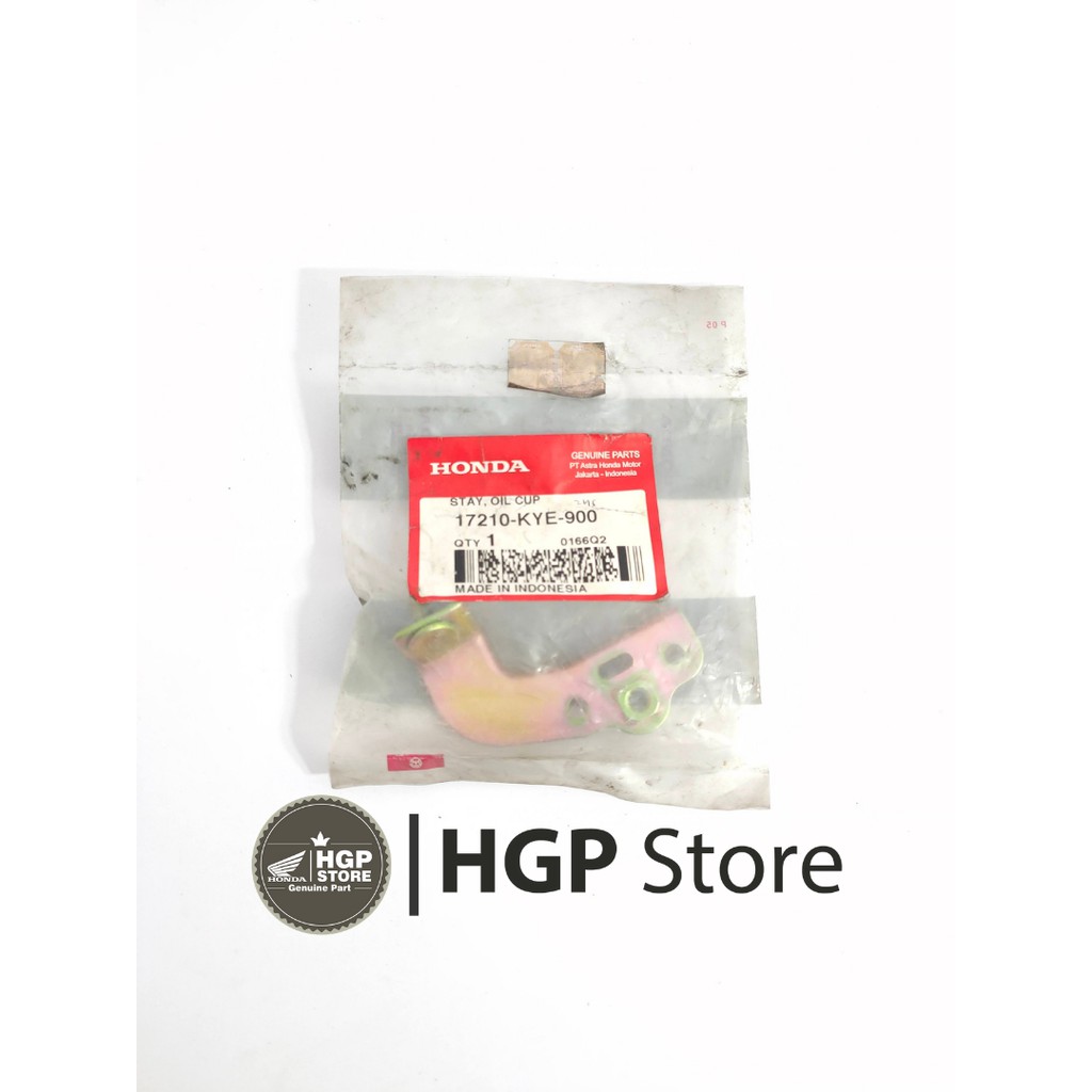 besi plat stay oli cup mega pro 17210kye900 ori ahm hgp