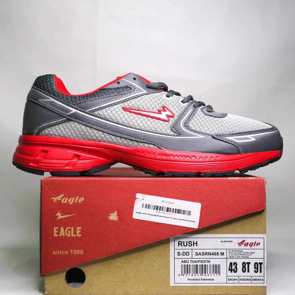 Eagle Rush Running Shoes Sepatu Olahraga Unisex Original