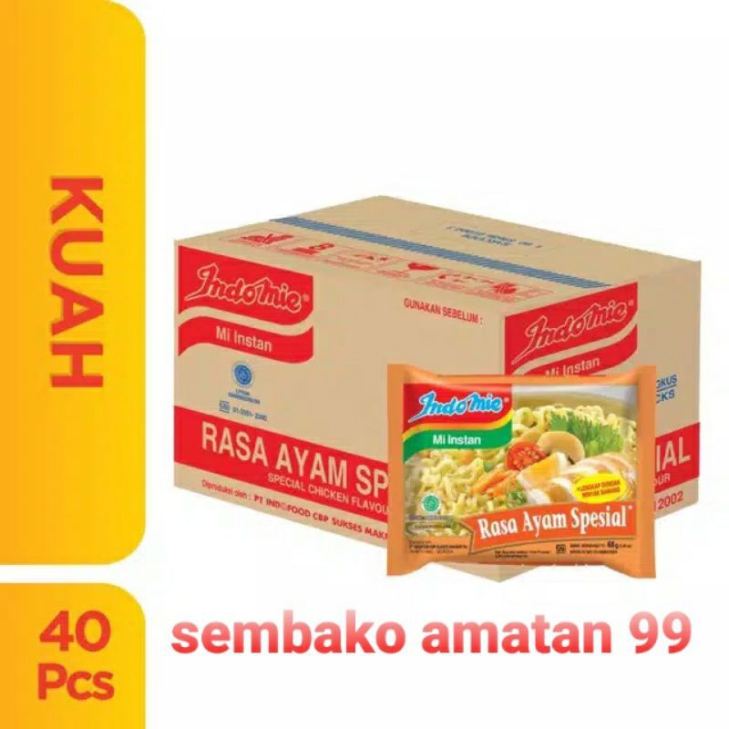 Indomie Ayam Spesial 1 Dus Isi 40pcs