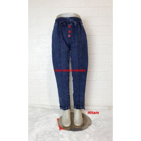 Celana Baggy Pants Jeans Snow Anak Perempuan Umur 3-13 Thn