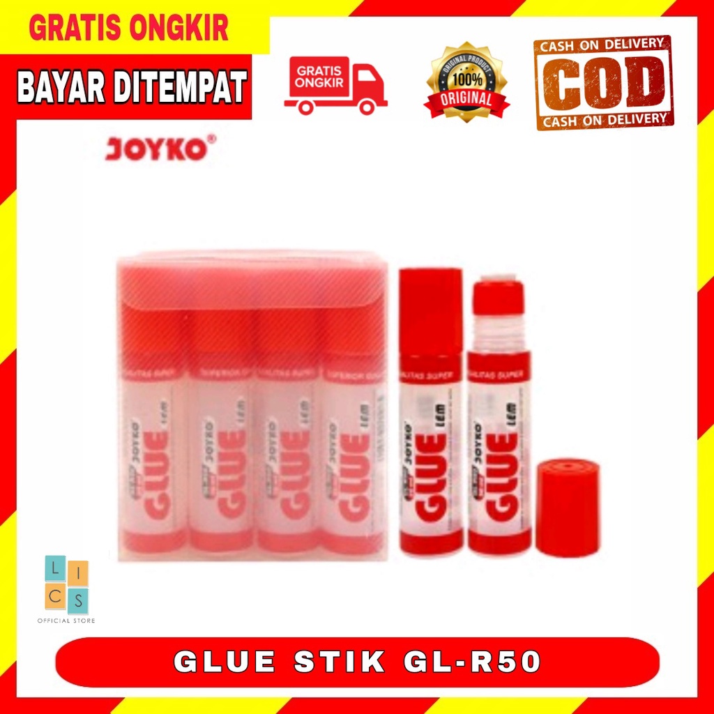 

Lem Kertas Glue Stik Joyko GL-R50 Lem Cair Perekat