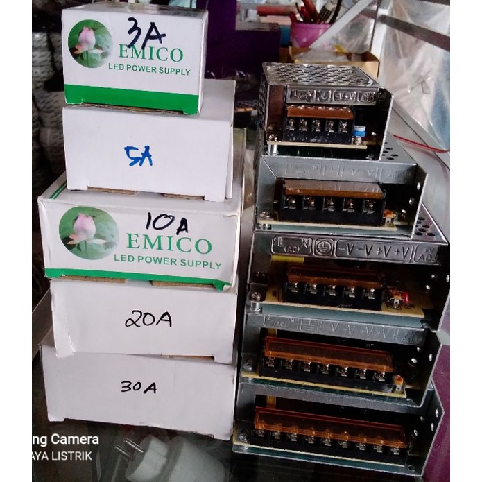 Power Supply/Trafo Besi 12V ~ 3A,5A,10A,20A,30A