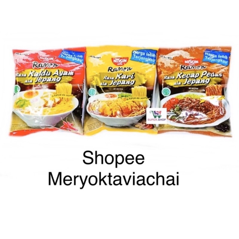 

Nissin Mikuya Ramen Kari | Mikuya Ramen Kecap Pedas | Mikuya Ramen Kaldu Ayam