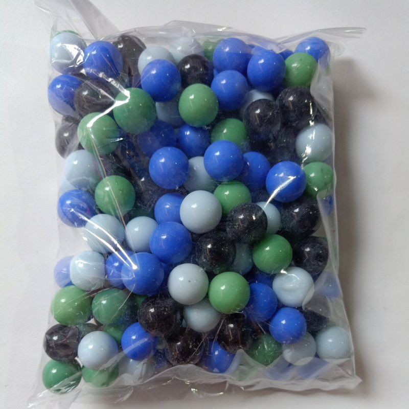 500 gram  kelereng keramik gundu milinium (-+100 ) guli mainan kelereng