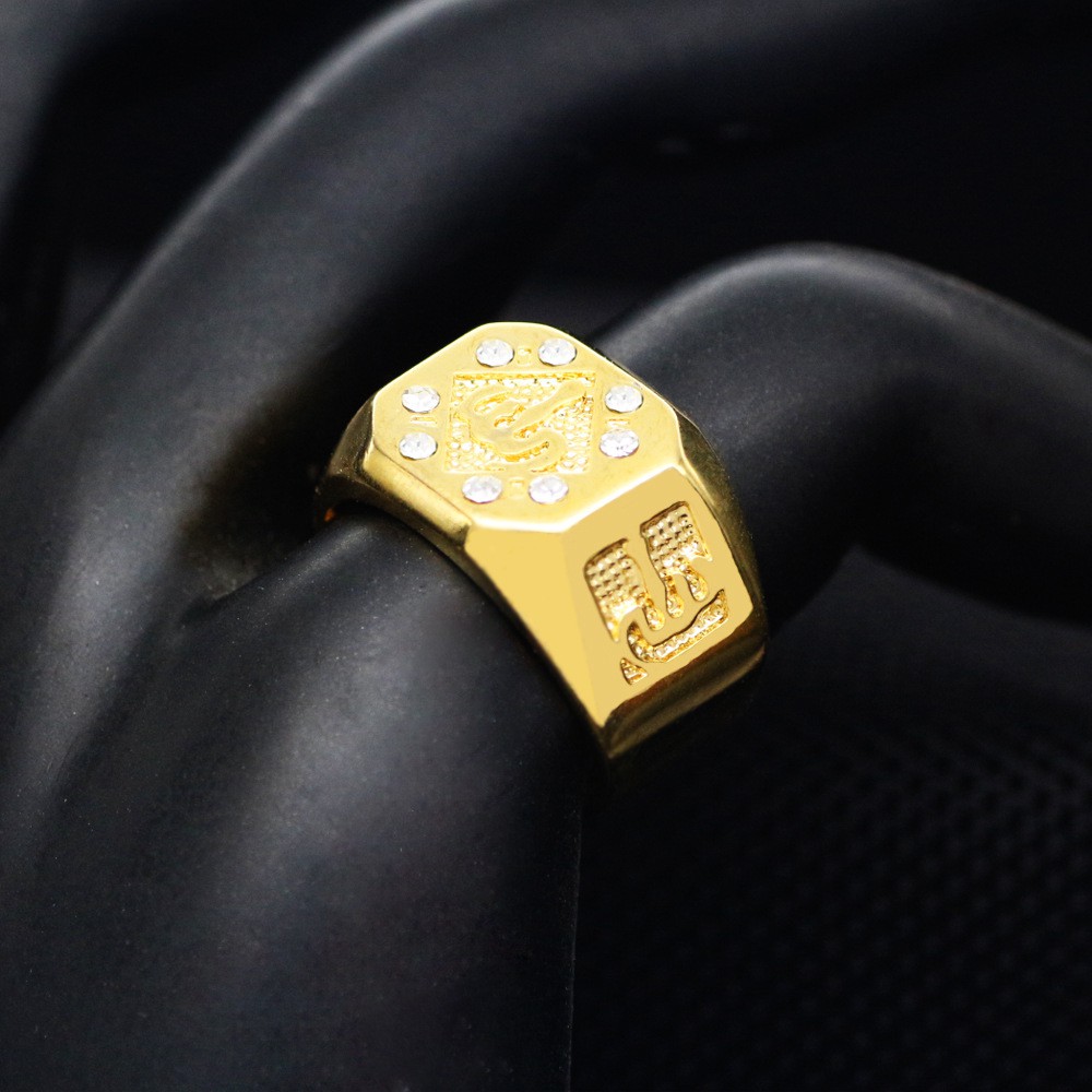 Hadiah Cincin Emas Yang Bisa Disesuaikan Bentuk Simpul Pita Berhiaskan Kristal/Berlian Imitasi