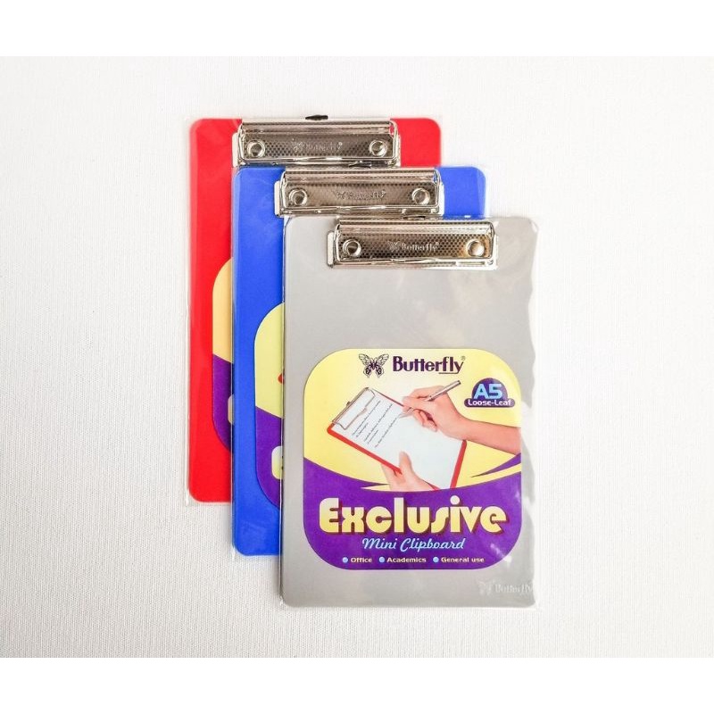 

Butterfly Mini Clipboard A5 / Papan Jalan A5 / Papan Ujian