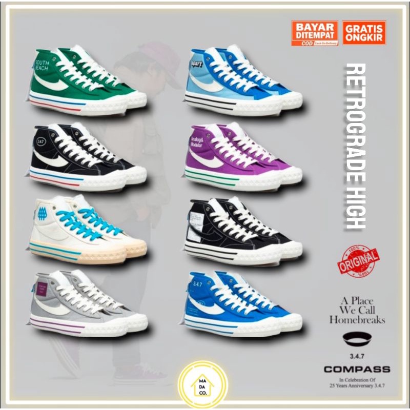 Sepatu Compass x UNKL 347 High