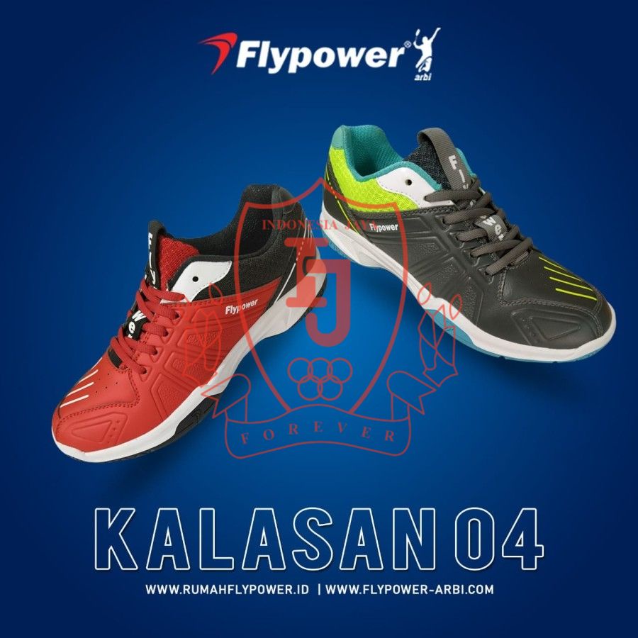 Sepatu Badminton / Bulutangkis Flypower Kalasan 04 Original