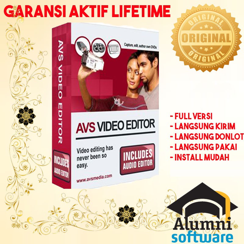 [FULL VERSION] AVS Video Editor 9 Software - GARANSI AKTIVASI