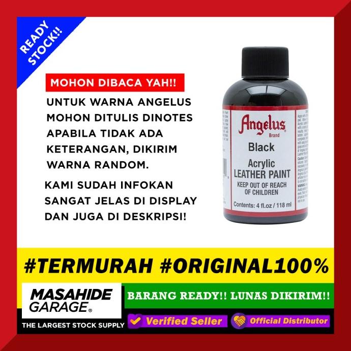 

Angelus Acrylic Leather Paint - 4 Oz / 120Ml