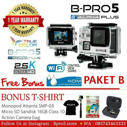 Termurah               Brica BPRO5 Alpha Plus Bonus Tas / bpro 5 Alpha Plus
