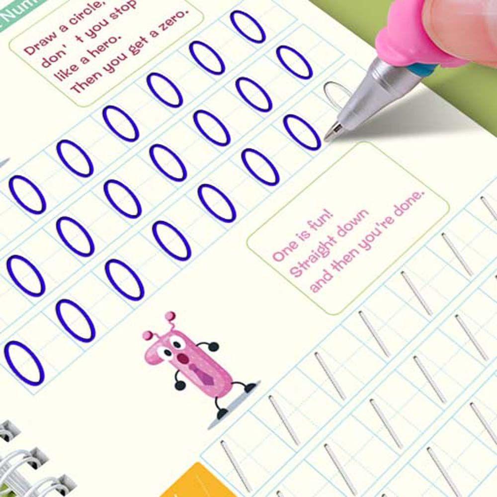 Mxbeauty Kids Copybook Bahasa Inggris Pegang Pulpen Huruf Inggris Menggambar Latihan Bahasa Inggris Gratis Lap Matematika Stiker Tulisan Inggris