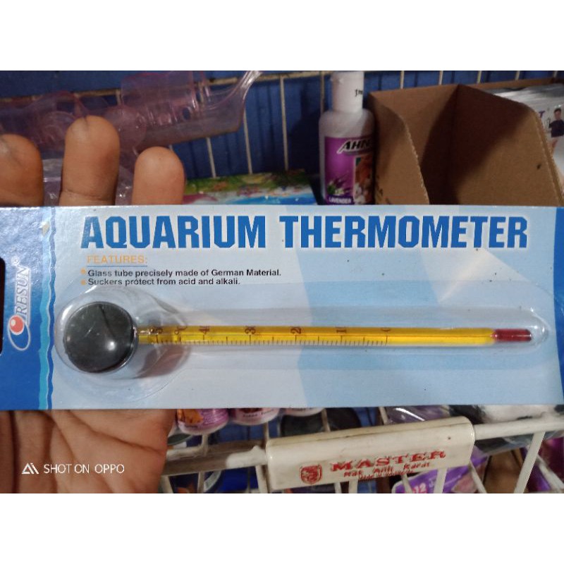Aquarium Thermometer, Pengukur suhu Aquarium aquascape
