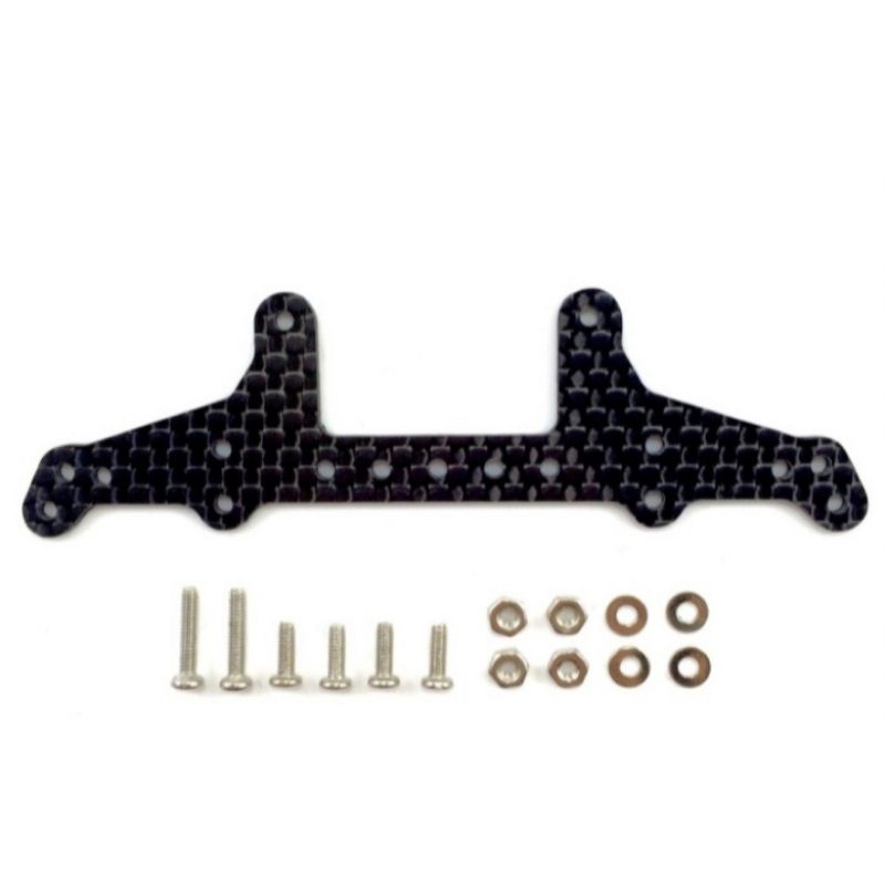 REP TAMIYA 95455 HG CARBON REAR ROLLER STAY SUPER X AKAR ( POLOS)