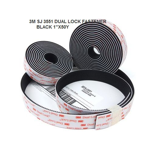 

DOUBLE TAPE 3M DUAL LOCK BLACK 25MM X 10CM
