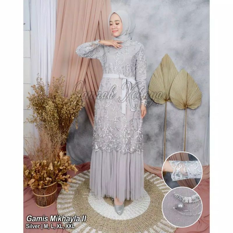 GAMIS MIKHAYLA/KRBAYA KONDANGAN/KEBAYA WISUDA/KEBAYA MUSLIM