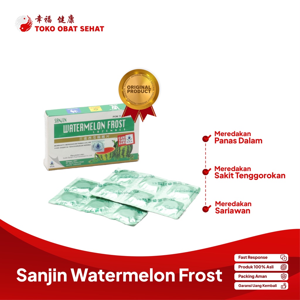 SANJIN TABLETS obat infeksi saluran kencing - kencing tidak lancar - sakit kencing