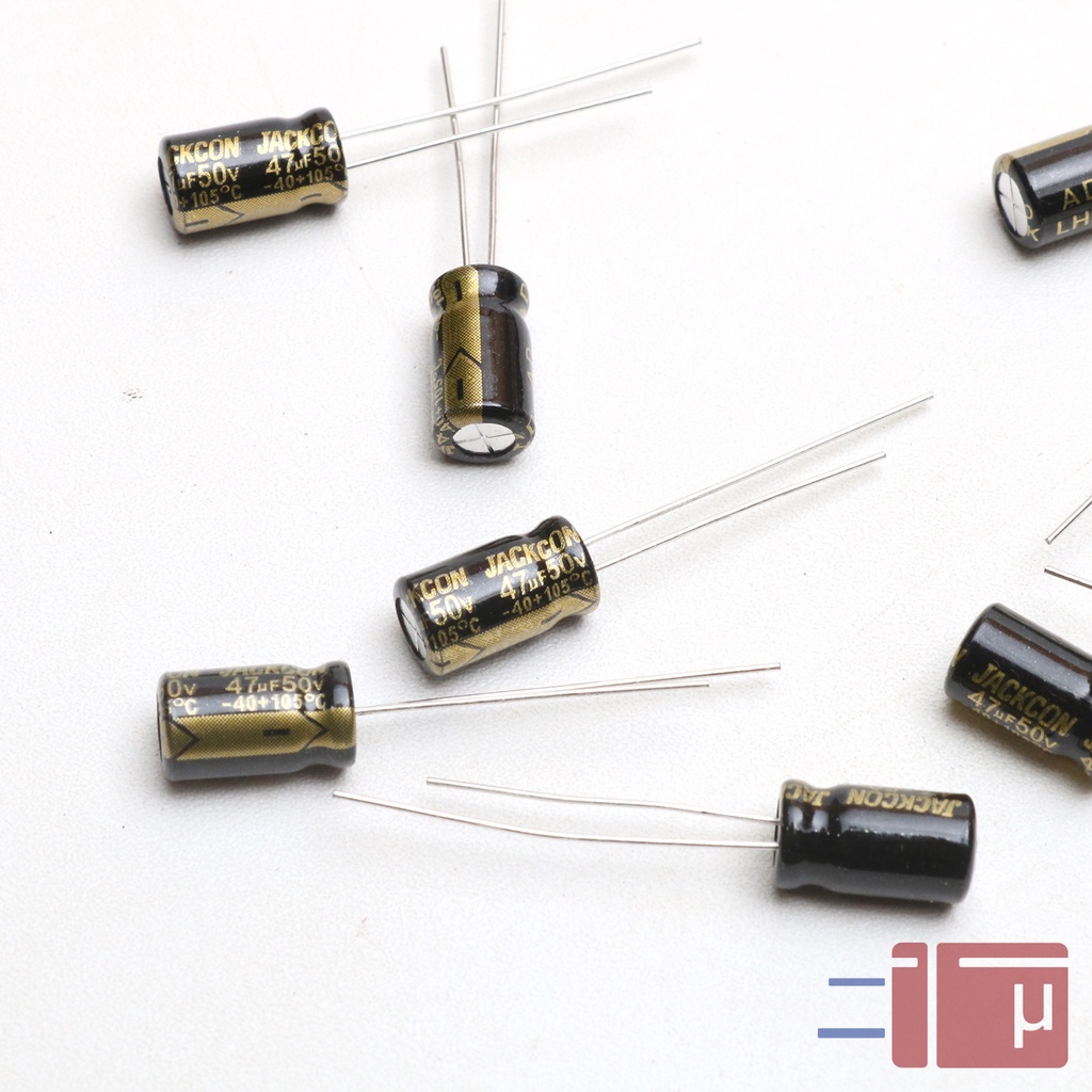 x10 Elco 47uF 50V Jackcon Original Taiwan