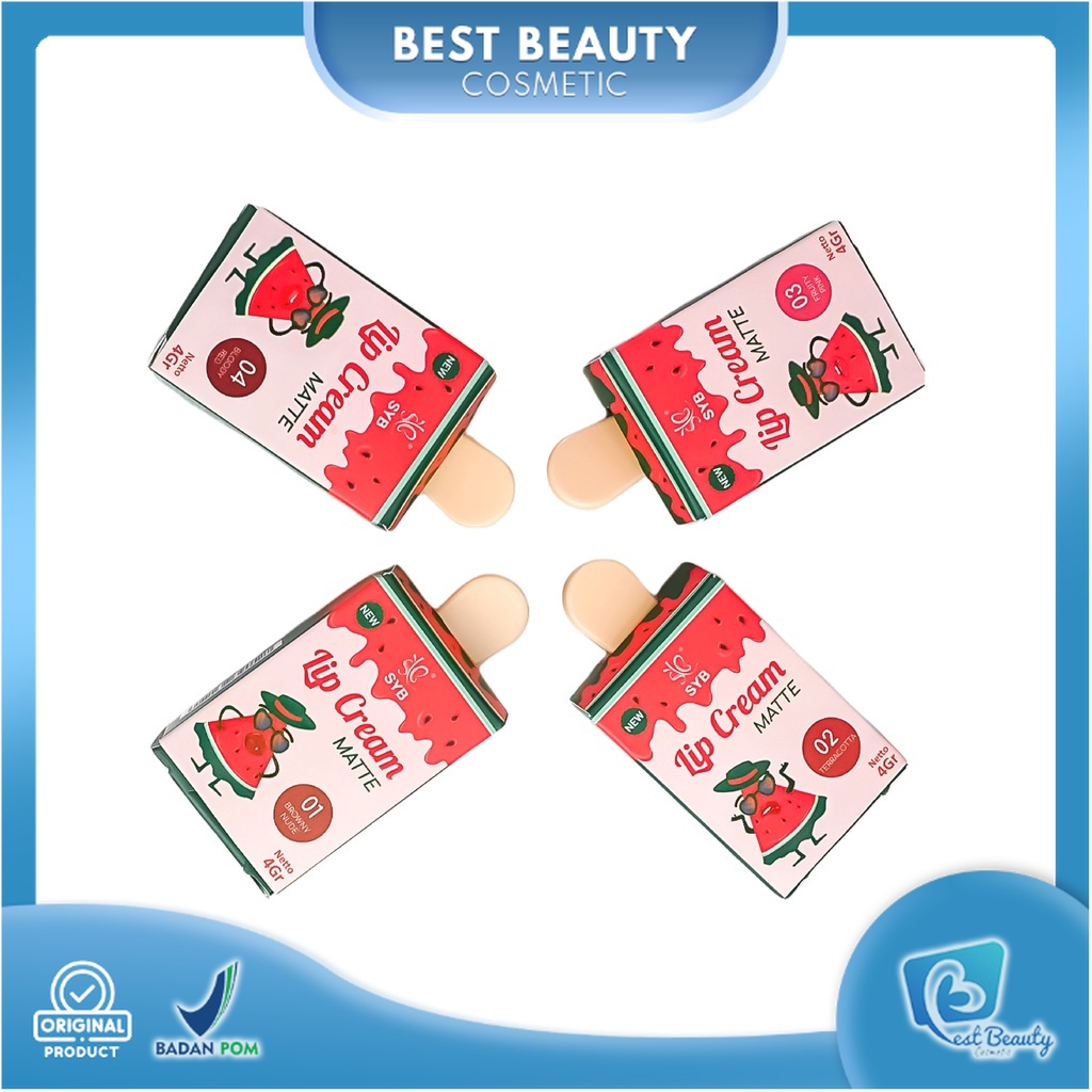 ★ BB ★ NEW SYB LIP CREAM MATTE WATERMELON - LIP - LIPSTICK - LIPCREAM