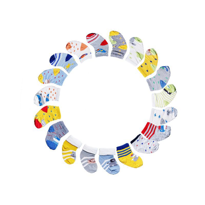 Kaos kaki bayi lucu set isi 3 anak laki laki perempuan