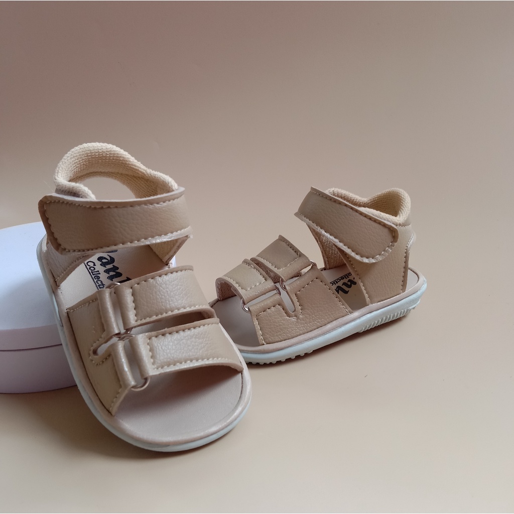 SEPATU SANDAL BUNYI USIA 1-3 TAHUN ANAK BAYI LAKI LAKI  / SEPATU SANDAL ANAK COWOK BALITA MURAH SANDAL BABY KEREN- SSTR