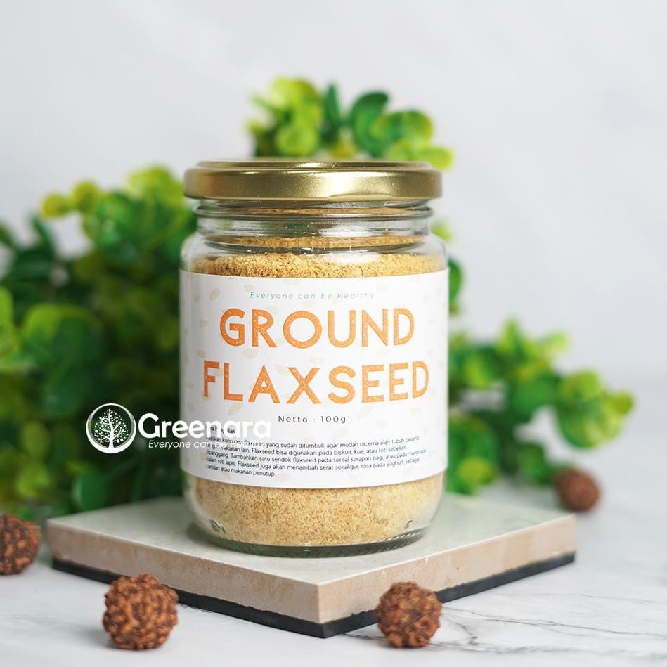 

M4c4m2s Ground Flaxseed 100gr / Flaxseed Bubuk |O3Z007 ,,,,,,!