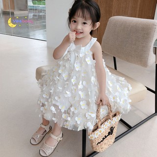 Yes Rok Tutu Princess Musim Panas Casual Lucu Hias Kelopak  