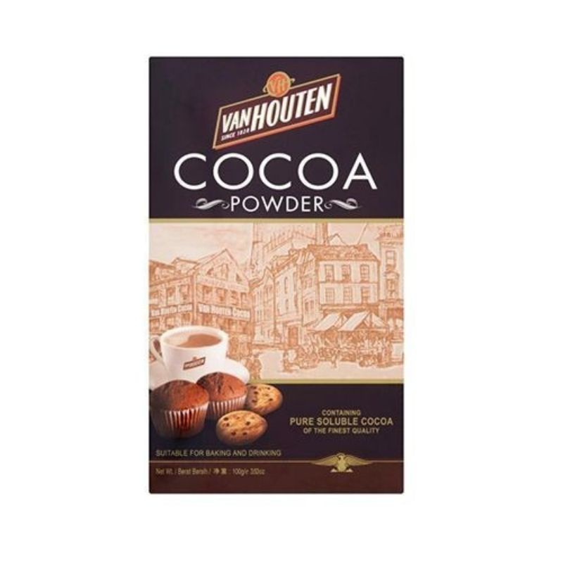 

VAN HOUTEN COCOA POWDER KEMASAN DUS 90GR