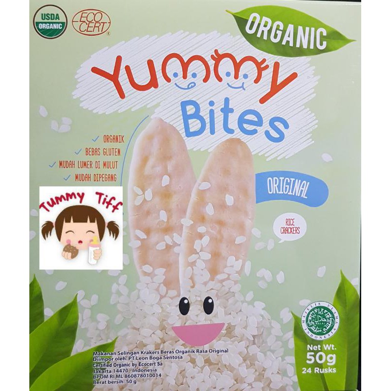YUMMY BITES ORGANIC 50gr / YummyBites Organic 50gr