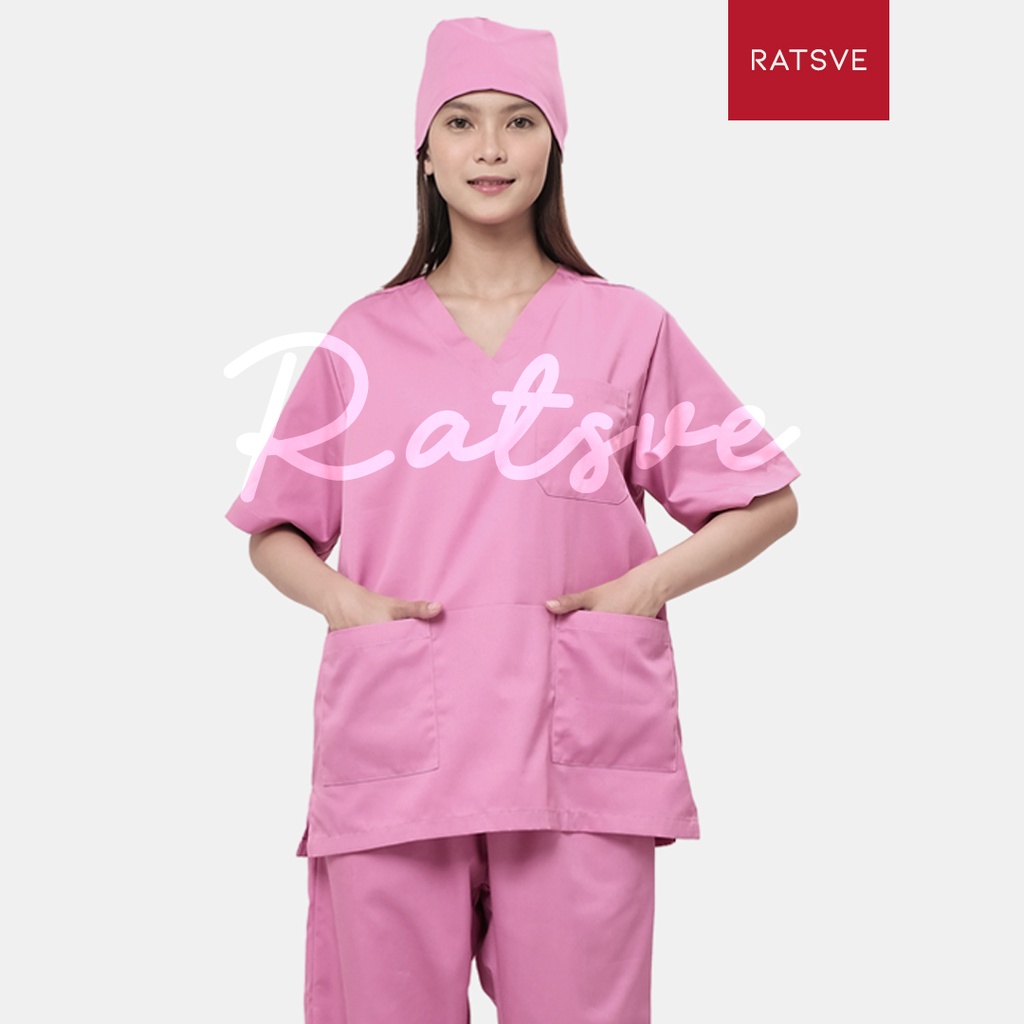 Jual Baju Jaga Baju Ok Setelan Baju Medis Oka V Neck Scrub Dokter