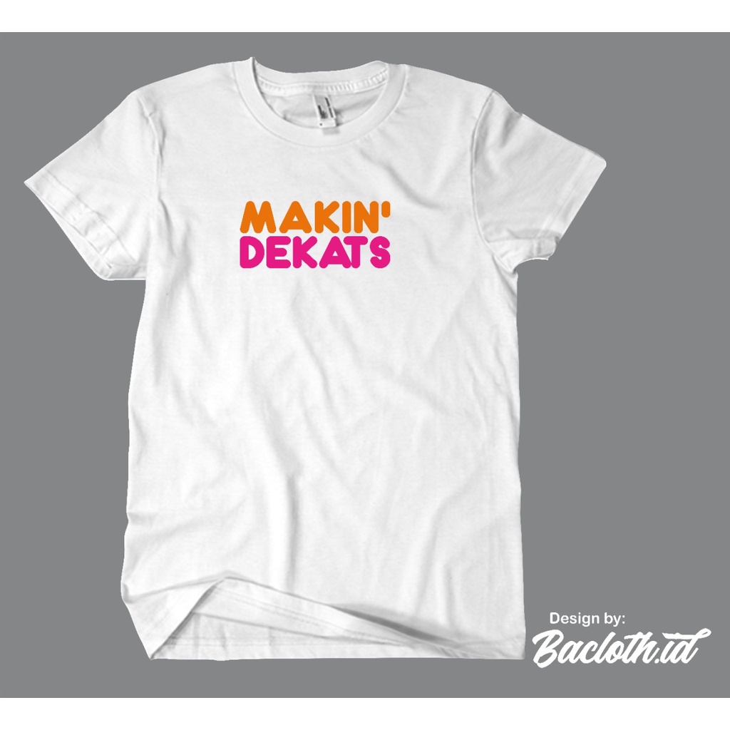 KAOS PLESETAN LOGO DUNKIN DONAT COMBED 20S PREMIUM