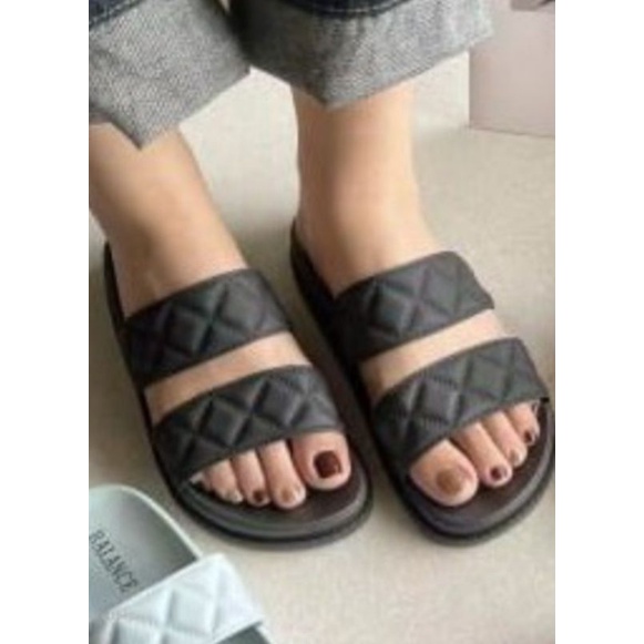 Sandal Jelly Wanita Import 501 Trendy LA-LA HITAM