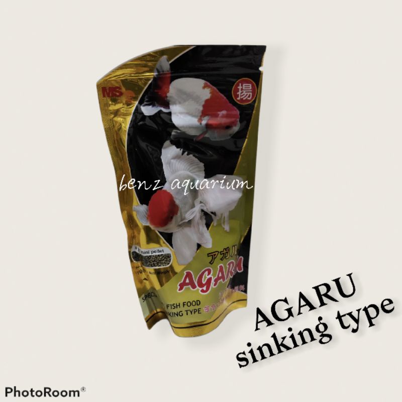AGARU Pelet Ikan Mas Koki 100 gr Makanan Ikan Pakan