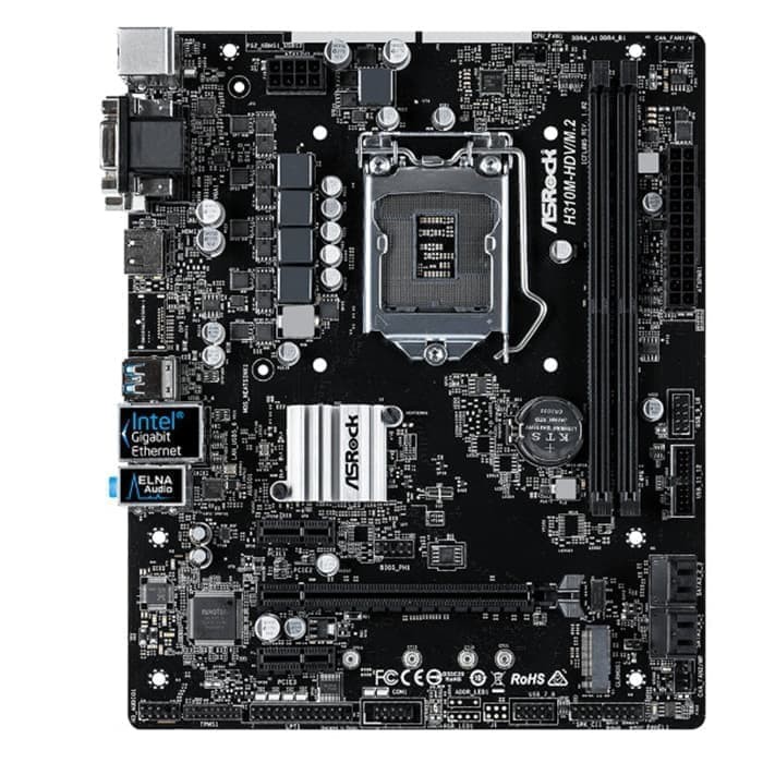 Motherboard Asrock H310M HDV M 2 Berkualitas Murah Berkualitas