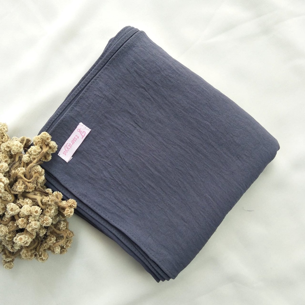 PASHMINA CRINCLE SET CADAR SIZE 200X75/PASHMINA CRINCLE SYARI/PASHMINA JUMBO-slate