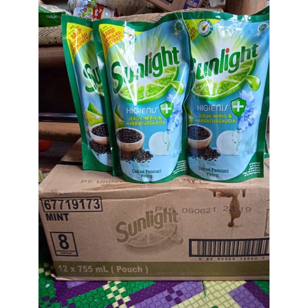 sunlight 755ml sabun cuci piring