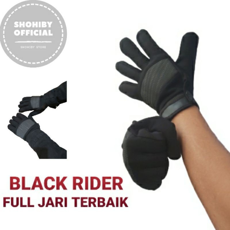 Sarung Tangan Motor Full Jari Matic Pria Wanita Kain Adem Glove Finger