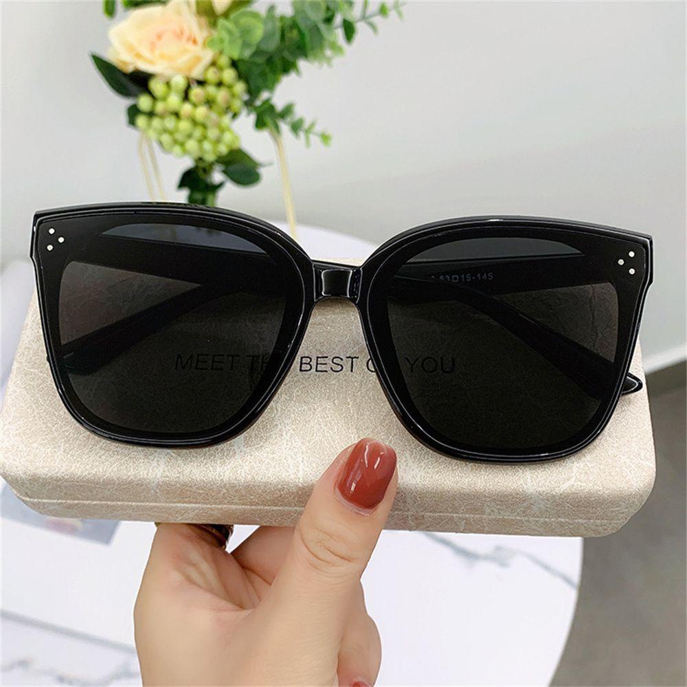 Mxbeauty Kacamata Hitam Kotak Pria Korea Vision Care UV400 Square Frame Wanita Eyewear