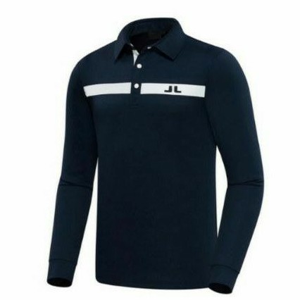 Lindeberg Polo Shirt Baju Kerah Kaos Polo Lengan Panjang Pria Terbaru Golf Keren Casual J Lindeberg