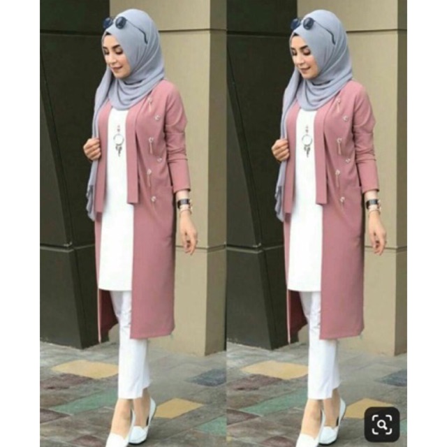 BLAZER SET #7751T (dapat blazer dan celana sesuai foto!!!)