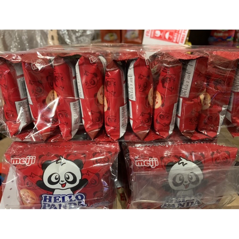 Biskuit Hello Panda coklat choco 10gr x 10 sachet hellopanda 10 gram