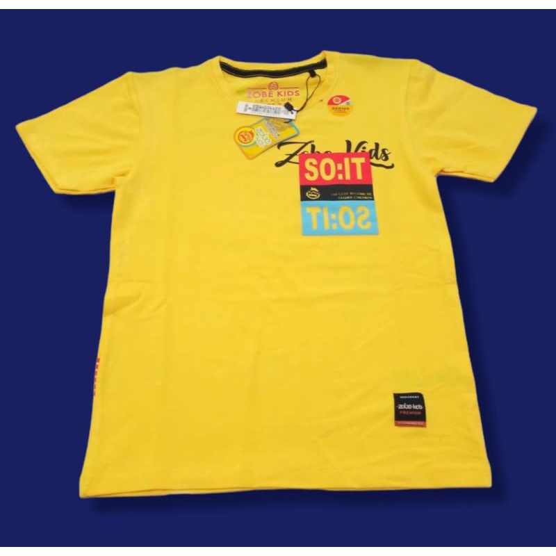 kaos anak laki laki murah Zobe kids