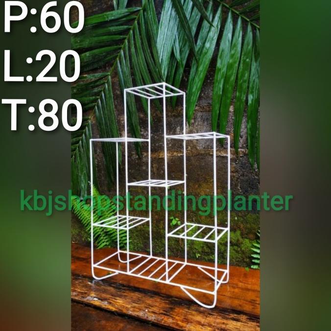 ORDER-KIRIM standing planter/standing pot d:20/rak dudukan tanaman/kbj shop 888165