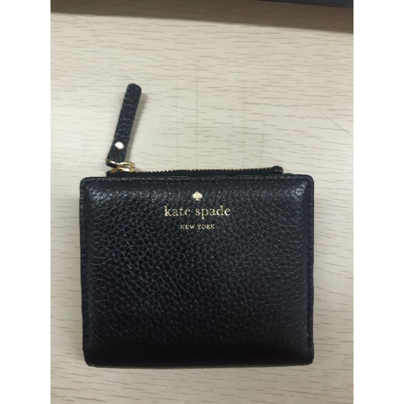 ❌❌SOLD❌❌ Dompet Kate Spade Bifold Preloved Hitam